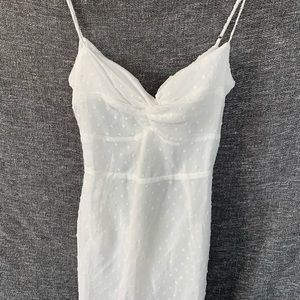 LUCY IN THE SKY little white dress